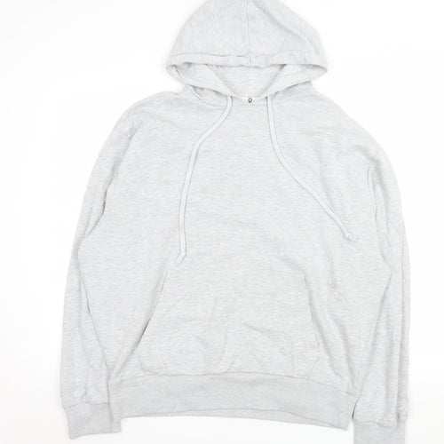 Collusion Men's Grey Pullover Hoodie Size M Regular Fit