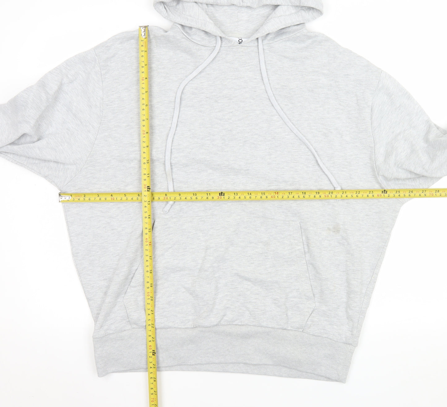 Collusion Men's Grey Pullover Hoodie Size M Regular Fit