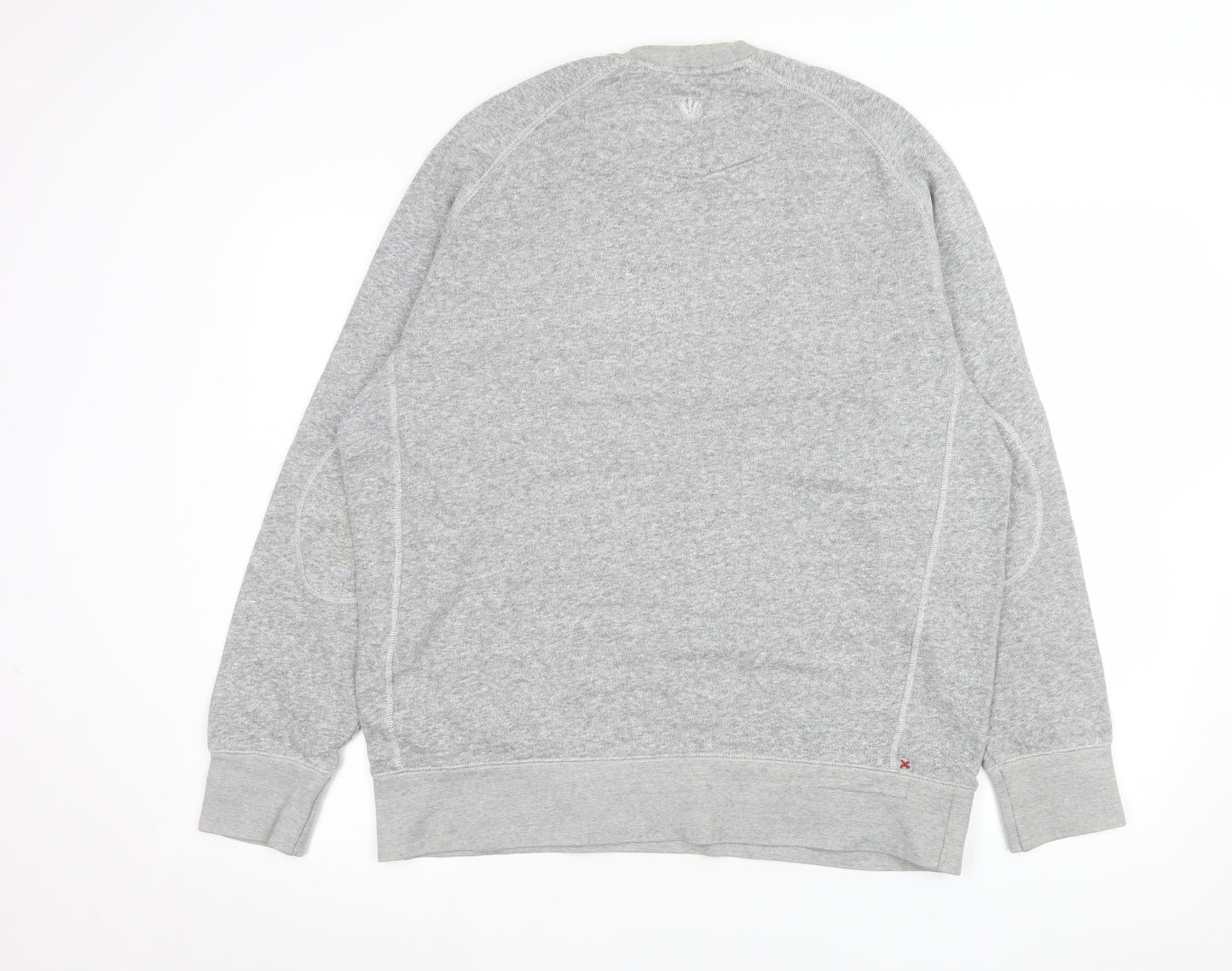 Fat Face Men's Grey Cotton Crew Neck Sweatshirt L