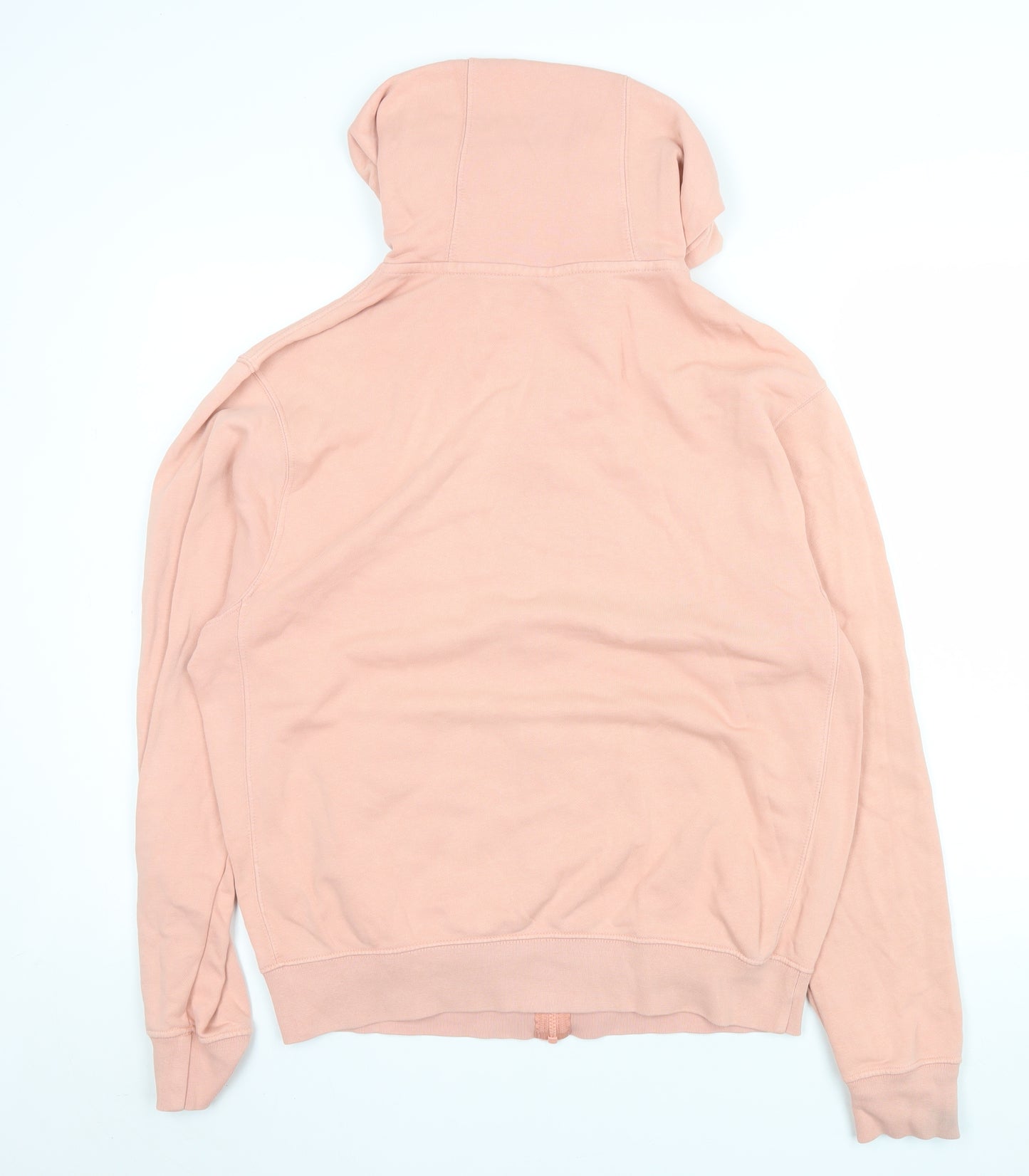 Nike Womens Pink Full Zip Hooded Jacket Size S Casual Cotton