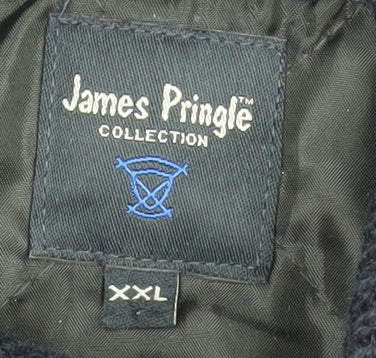 James Pringle Men’s Blue 2XL Polyester Full Zip Bodywarmer Vest