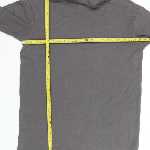 Marks and Spencer Women’s Grey Roll Neck Shift Dress Size 14