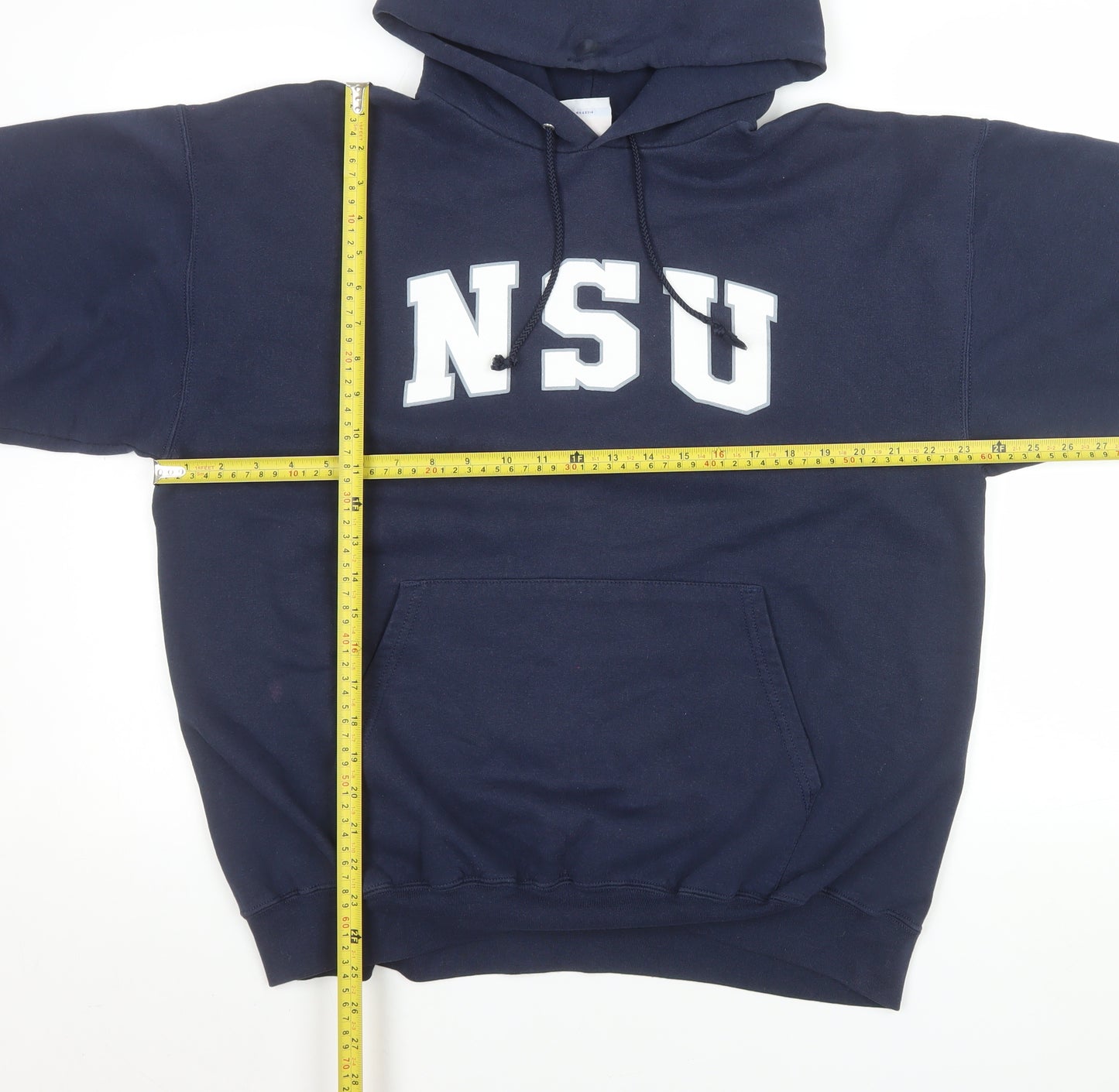 Champion Men's Blue NSU Pullover Hoodie Size L College Fleece