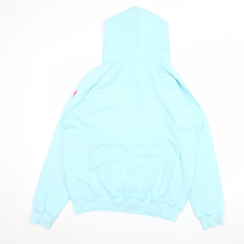 Scamp & Dude Men's Blue Pullover Hoodie L Graphic Cotton