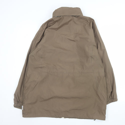 Regatta Womens Brown Waterproof Long Rain Coat Size 16 XL