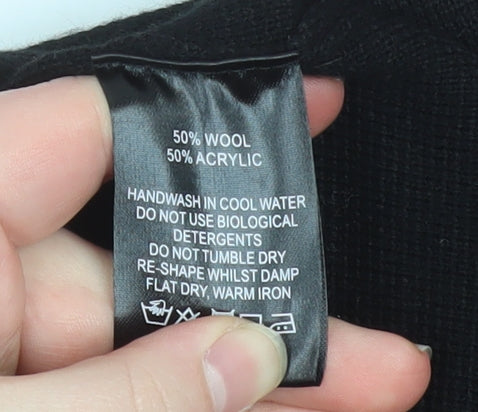 Fenn Wright Manson Women’s Pink Black Colourblock Wool Shift Dress Size 14