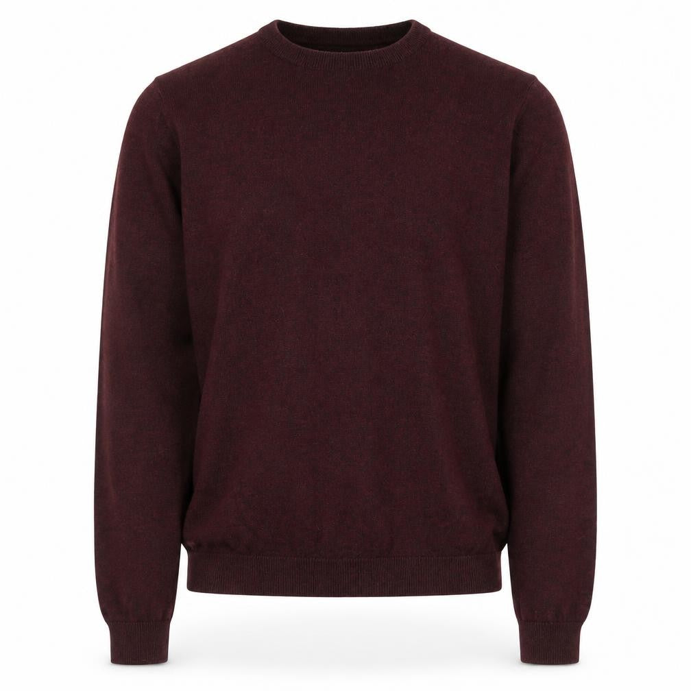Topman Men's Brown Cotton Crew Neck Jumper Size M