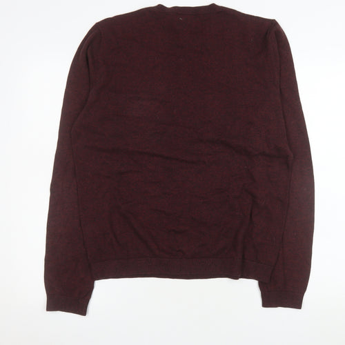 Topman Men's Brown Cotton Crew Neck Jumper Size M
