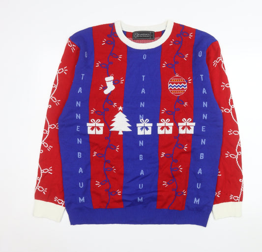 Classic Football Shirts Mens Multicoloured L Christmas Pullover Jumper