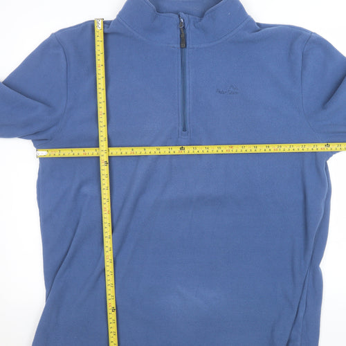 Peter Storm Men's Blue Fleece Sweatshirt XL 1/2 Zip Pullover
