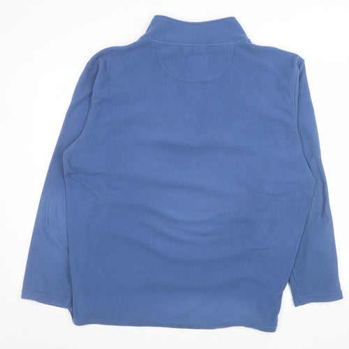 Peter Storm Men's Blue Fleece Sweatshirt XL 1/2 Zip Pullover