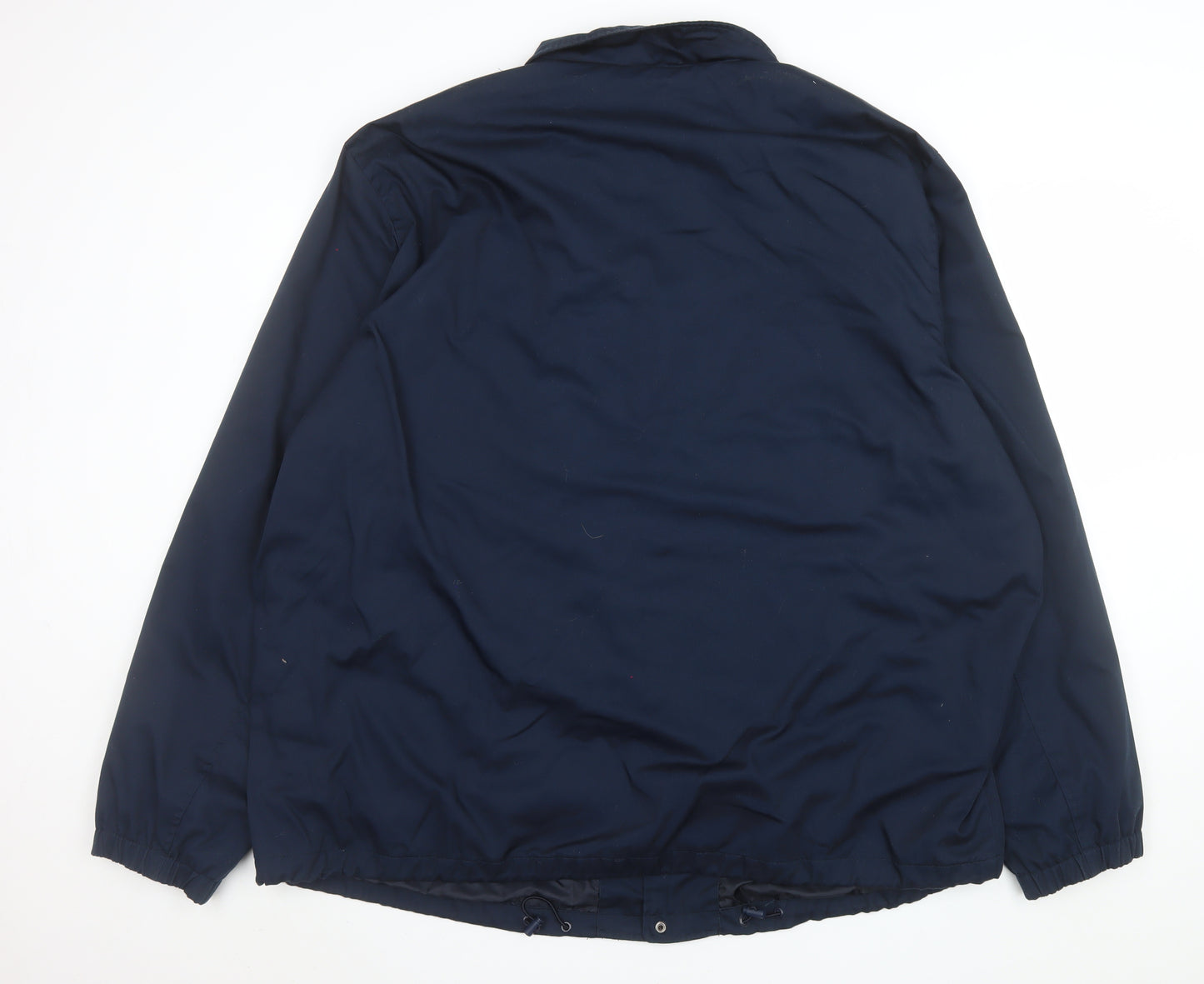 Jacamo Men's Blue 3XL Coach Jacket Button Collared Casual Wear