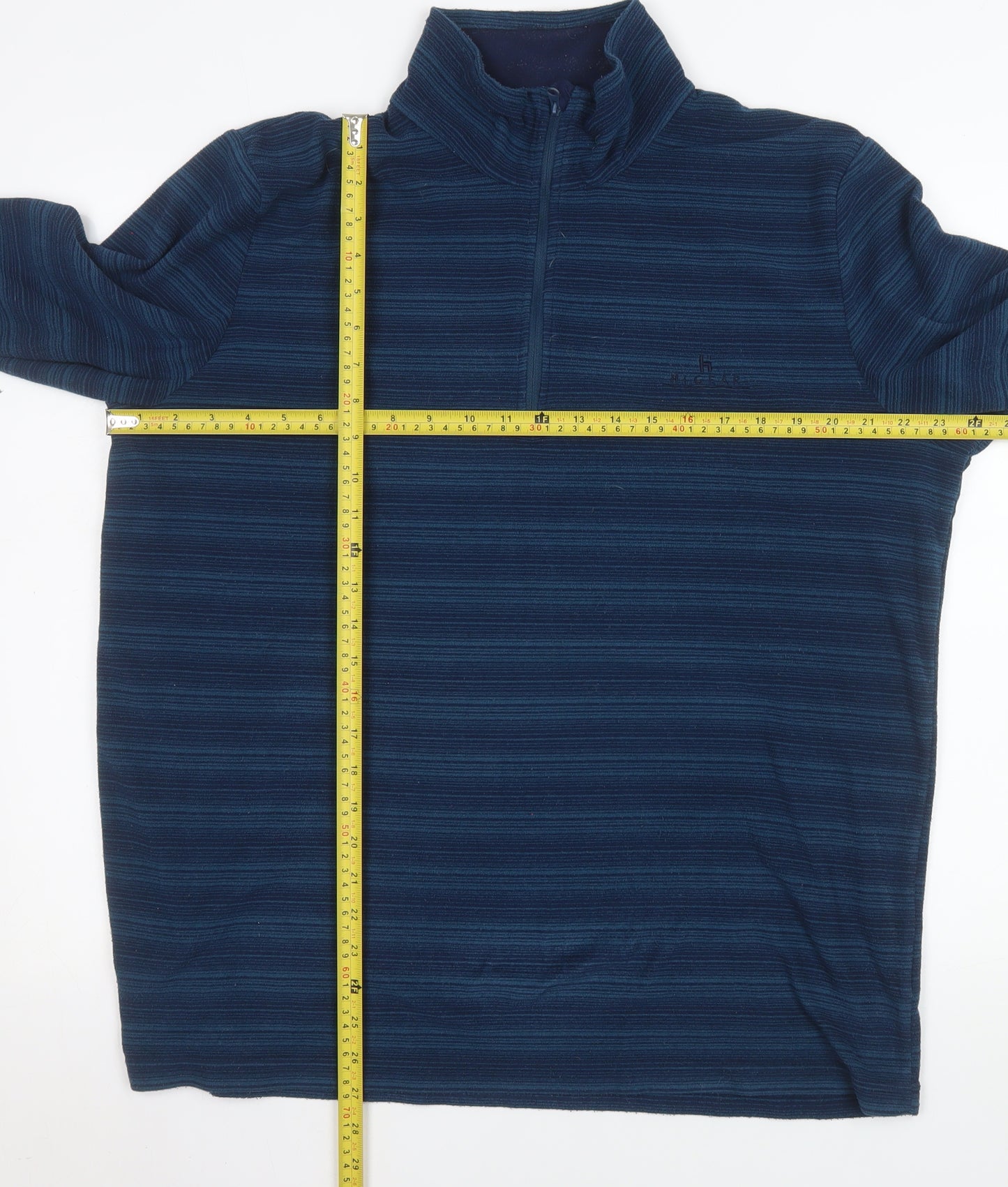 Hi Gear Men's Blue XL 1/4 Zip Fleece Sweatshirt Outdoor Pullover