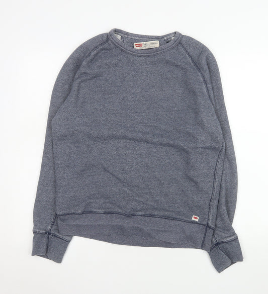 Levi's Men's Blue Classic Fit Crew Neck Sweatshirt M