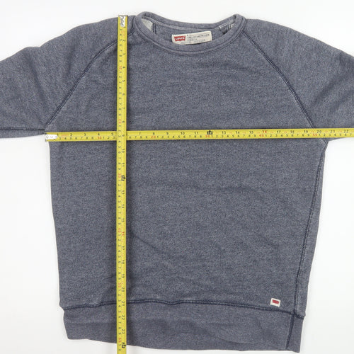 Levi's Men's Blue Classic Fit Crew Neck Sweatshirt M