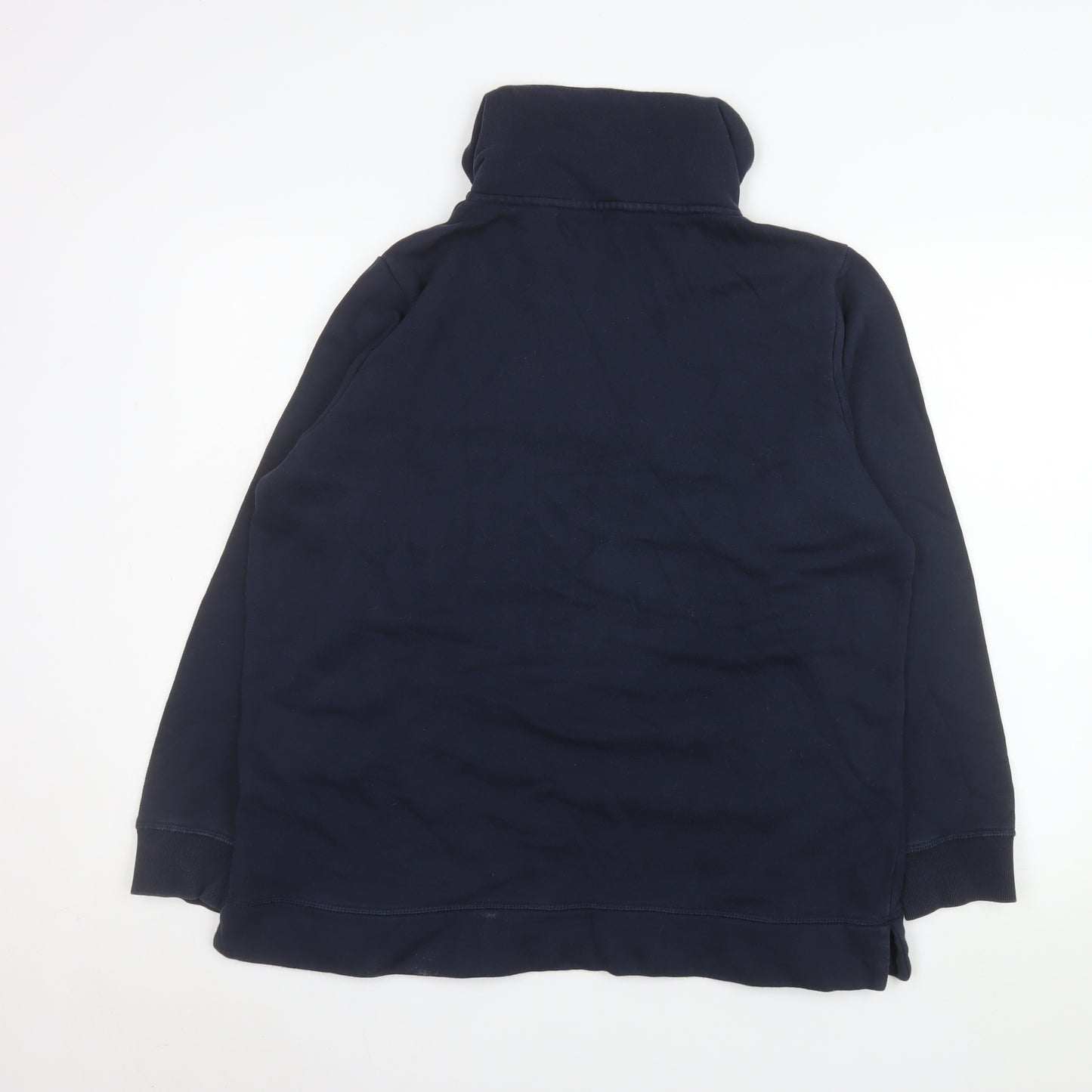 Roama Womens Navy 1/2 Zip High Neck Pullover Sweatshirt UK16