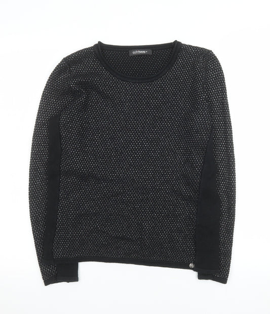 Gollehaug Womens Black Size 10 Knit Pullover Jumper