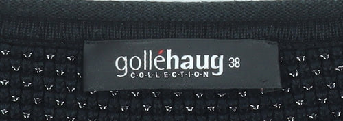 Gollehaug Womens Black Size 10 Knit Pullover Jumper