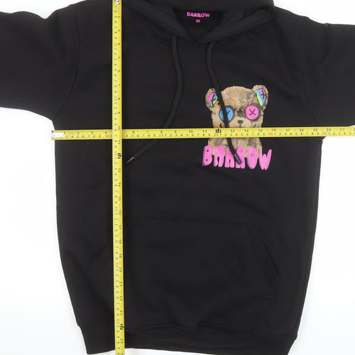 Barrow Men's Black Pullover Hoodie M Graphic Bear Design