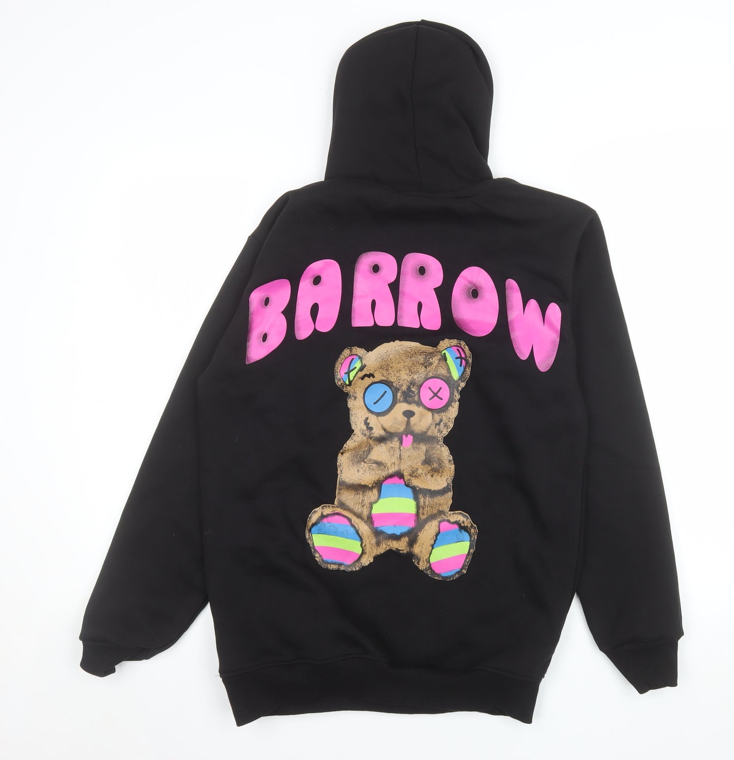 Barrow Men's Black Pullover Hoodie M Graphic Bear Design