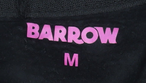 Barrow Men's Black Pullover Hoodie M Graphic Bear Design