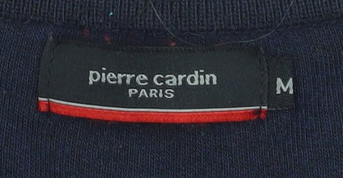 Pierre Cardin Men's Blue Argyle V-Neck Pullover Sweatshirt M