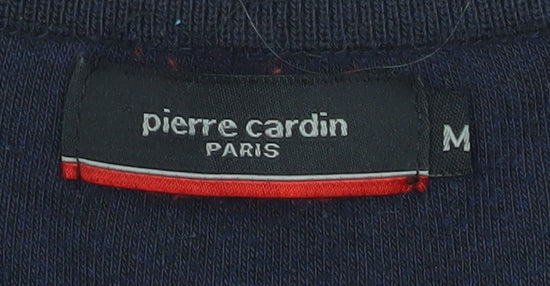 Pierre Cardin Men's Blue Argyle V-Neck Pullover Sweatshirt M