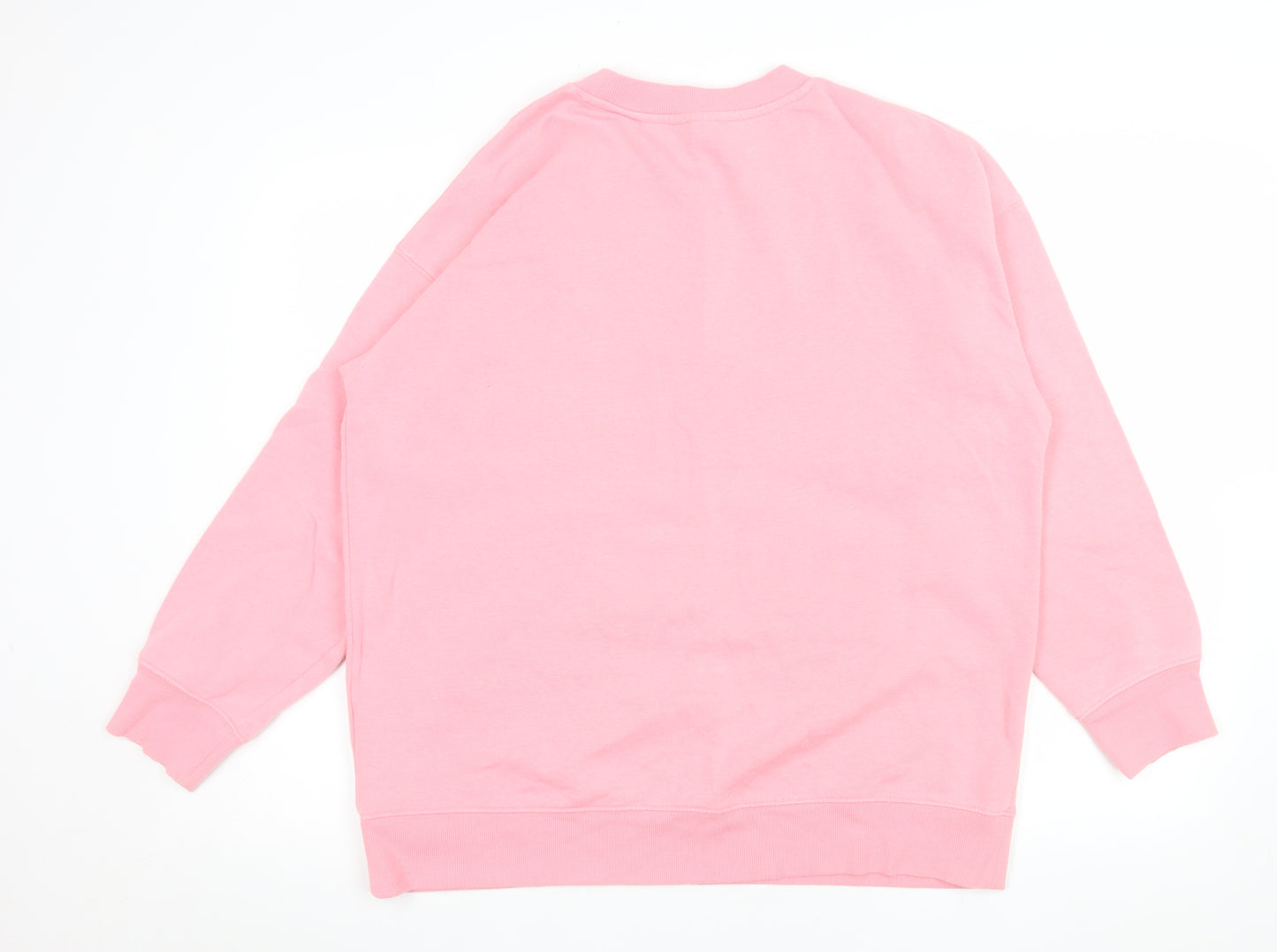 H&M Womens Pink West Side New York City Pullover Sweatshirt Size S