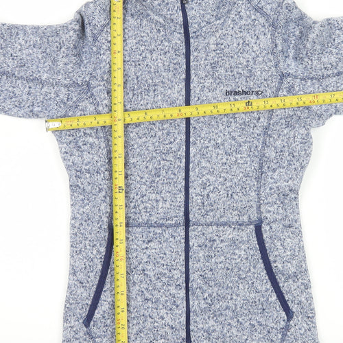Brasher Women's Blue XS Full Zip Fleece Jacket
