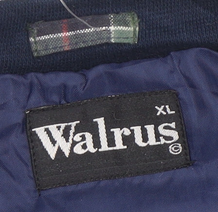Walrus Men's Multicoloured Check Pullover Sweatshirt XL