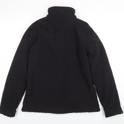 Regatta Womens Black Softshell Jacket Size 12 Water Resistant