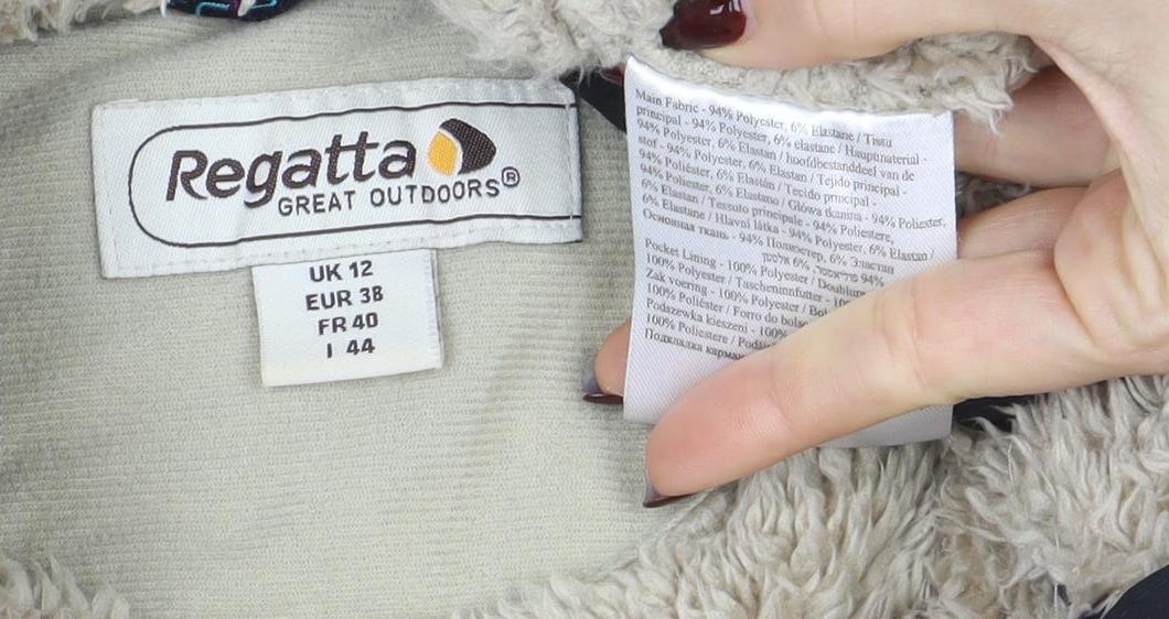 Regatta Womens Black Softshell Jacket Size 12 Water Resistant