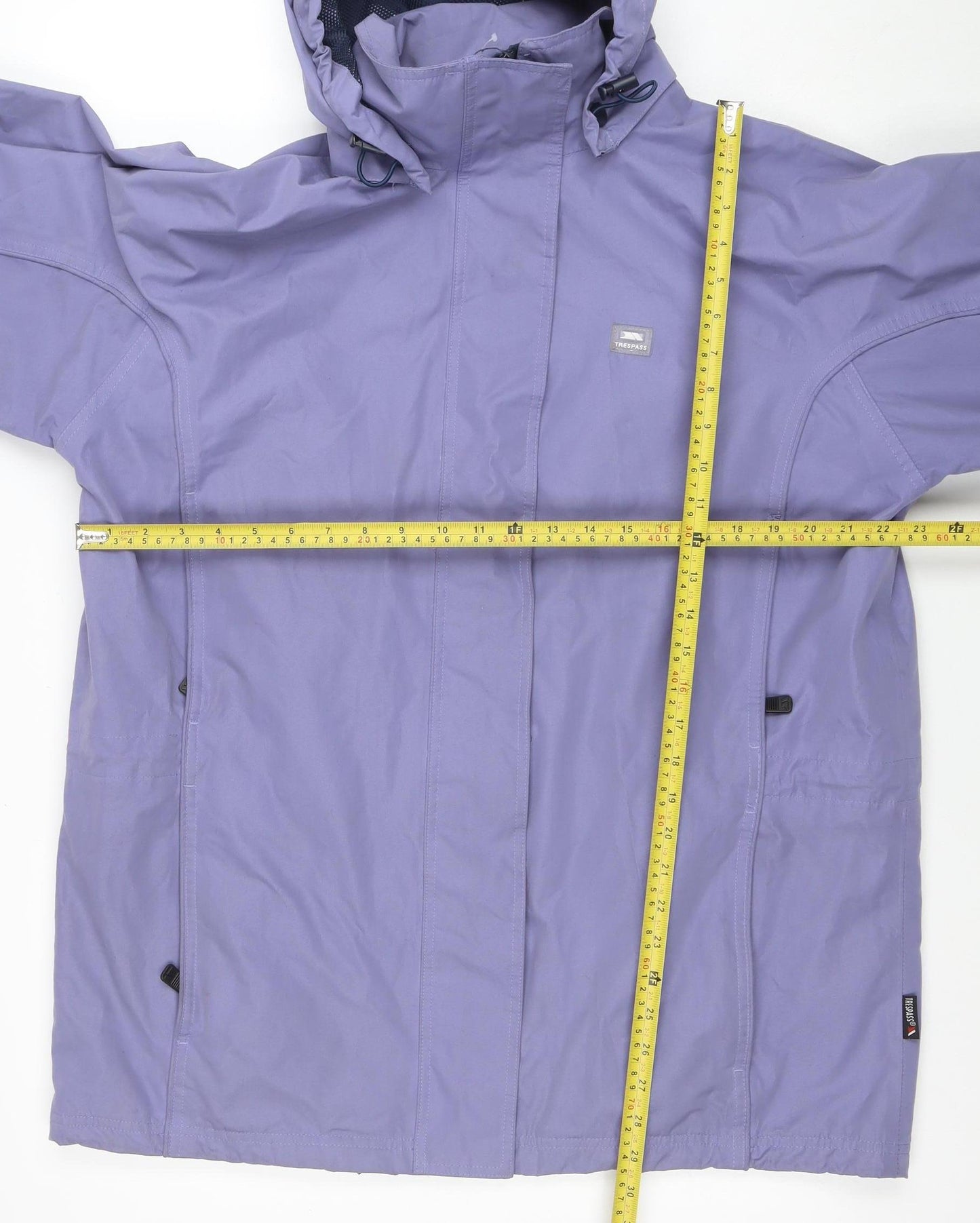 Trespass Womens Purple Waterproof Hooded Rain Jacket XL