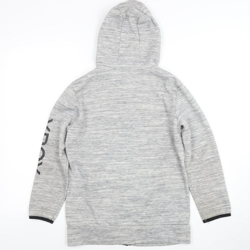 Xbox Boys Grey Full Zip Hoodie 10-11 Years 146cm Cotton Blend