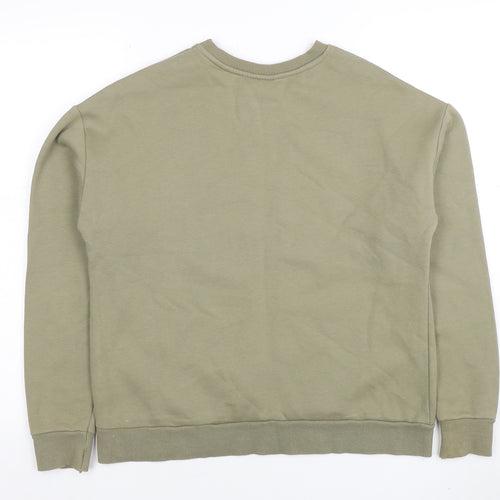 Disney Women Khaki XS Crew Neck Pullover Sweatshirt The Lion King