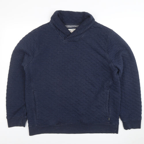 Fat Face Women’s Navy Blue Cotton Blend Pullover Sweatshirt Size L