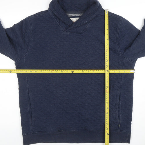 Fat Face Women’s Navy Blue Cotton Blend Pullover Sweatshirt Size L