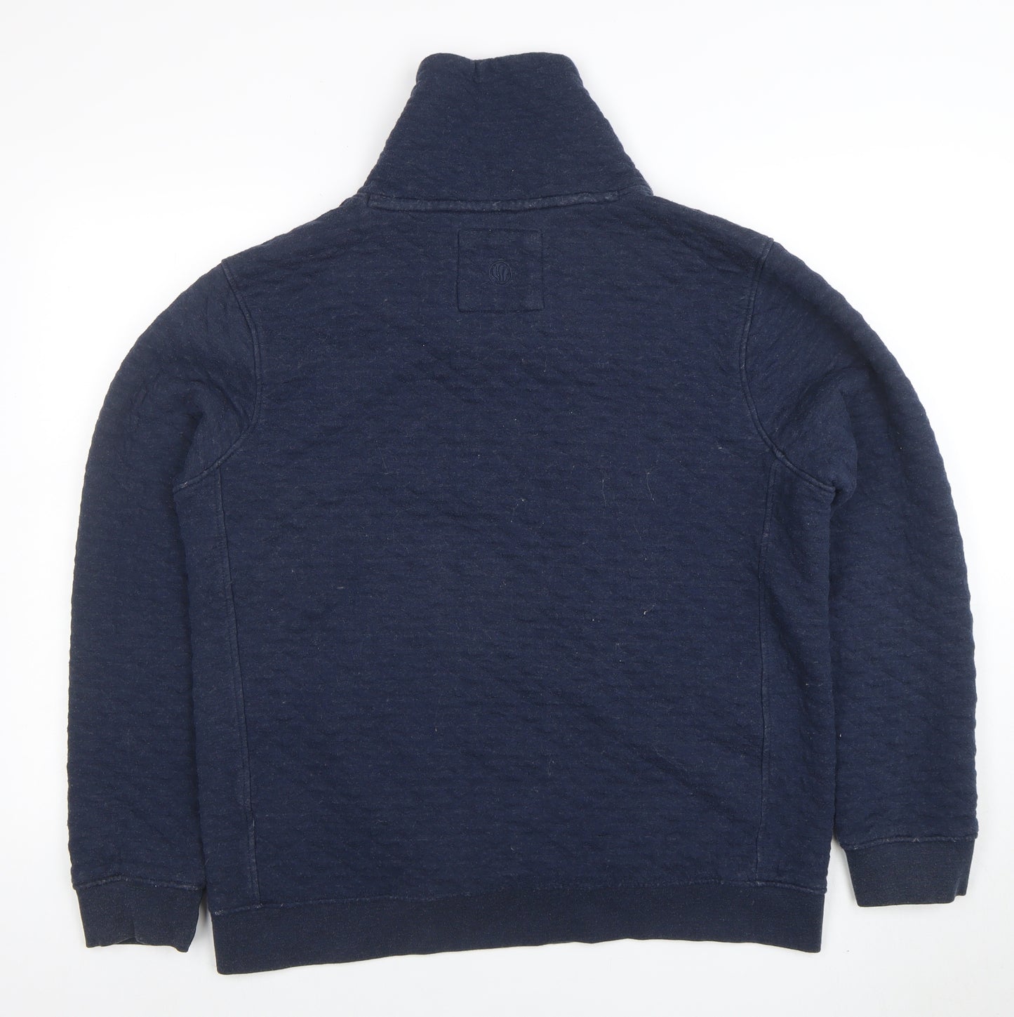 Fat Face Women’s Navy Blue Cotton Blend Pullover Sweatshirt Size L