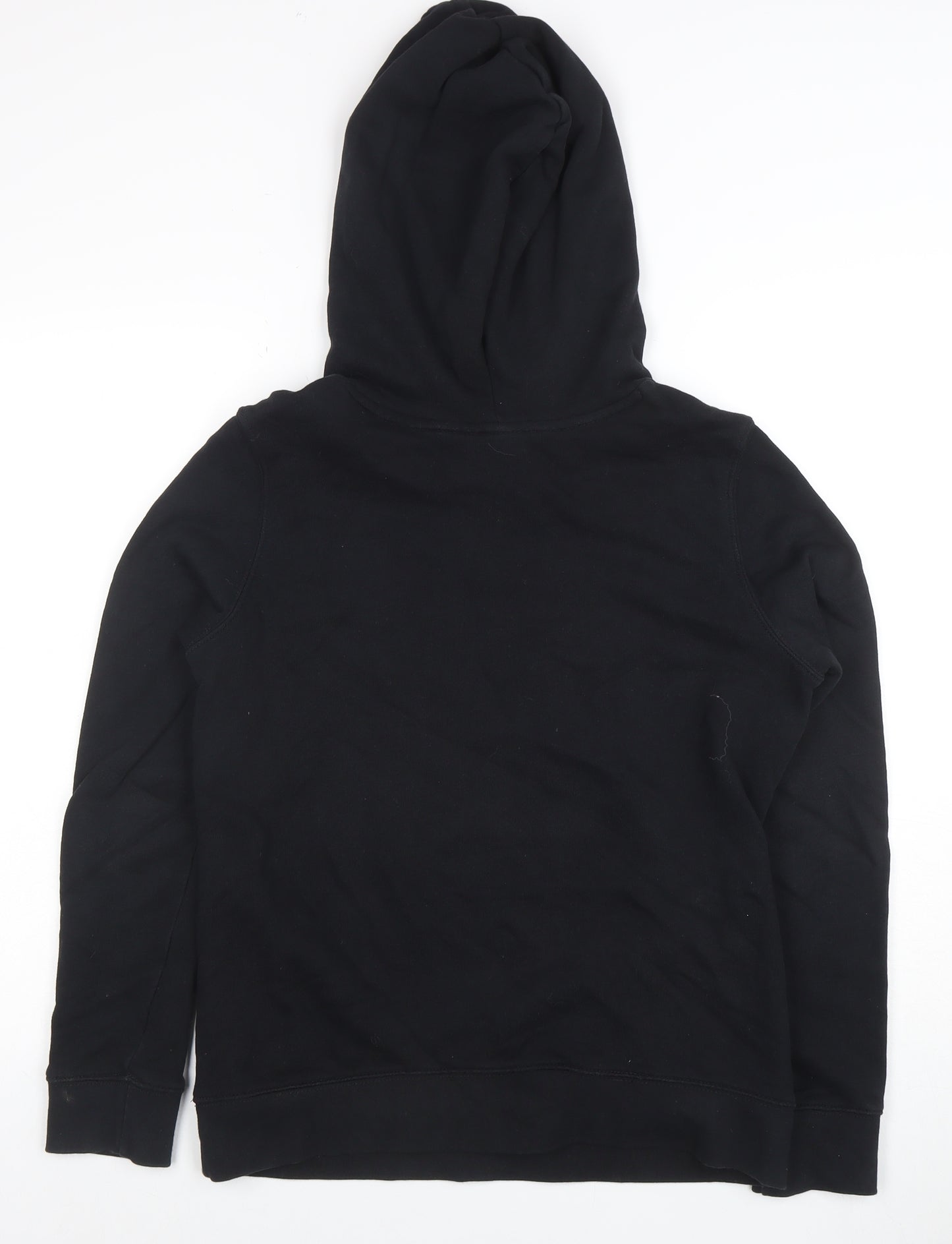 Adidas Womens Black XS Pullover Hoodie with Logo Design