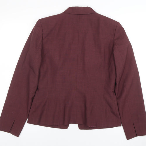 Whistles Express Womens Red Long Sleeve Classic Blazer Size 12
