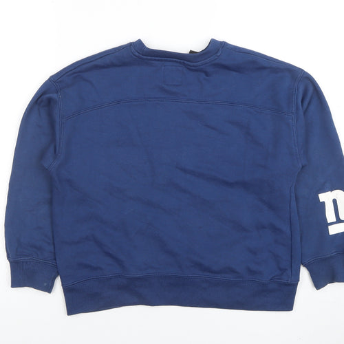 ZARA Boys Blue New York Giants Pullover Sweatshirt 9-10 Years Crew Neck