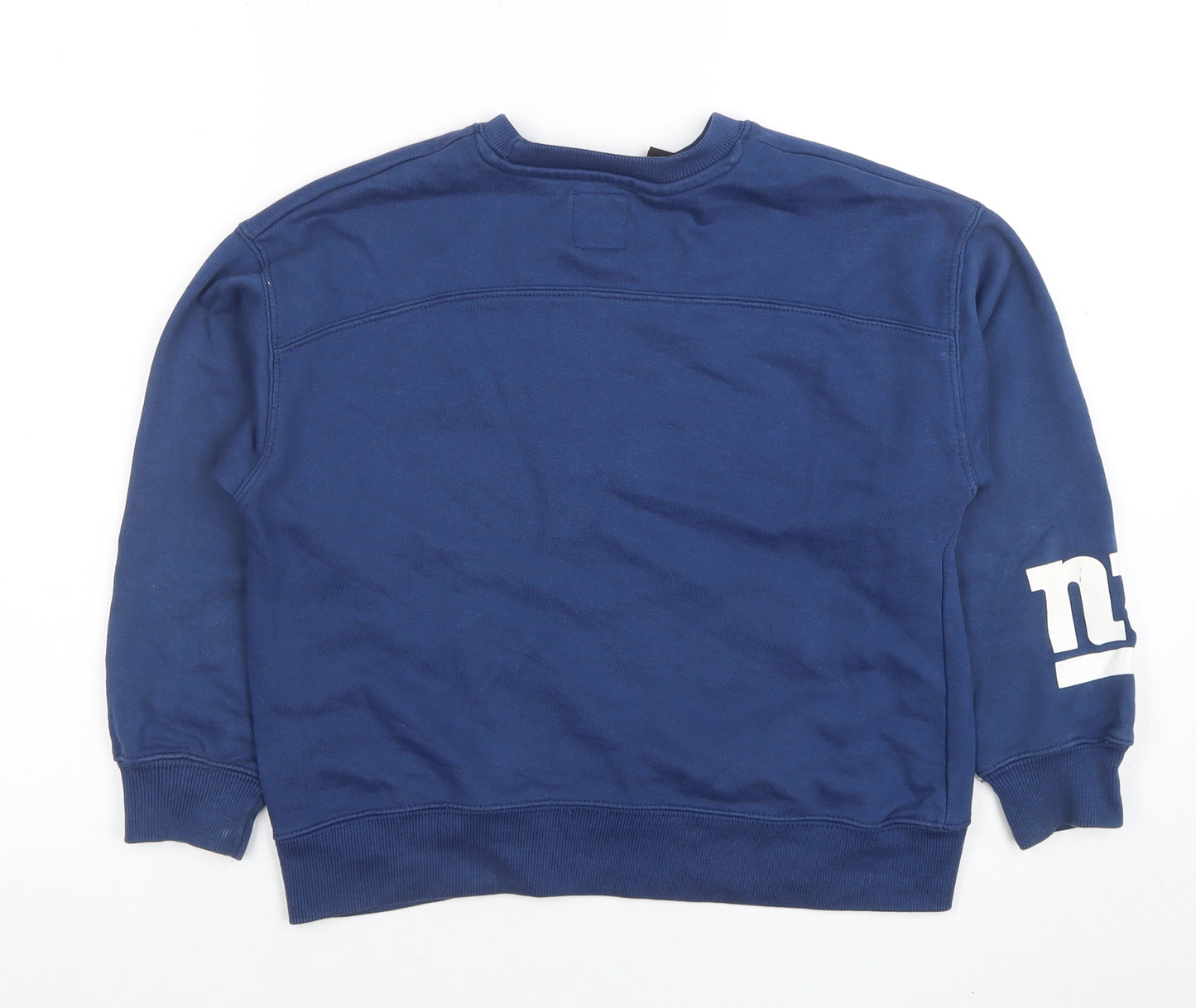 ZARA Boys Blue New York Giants Pullover Sweatshirt 9-10 Years Crew Neck