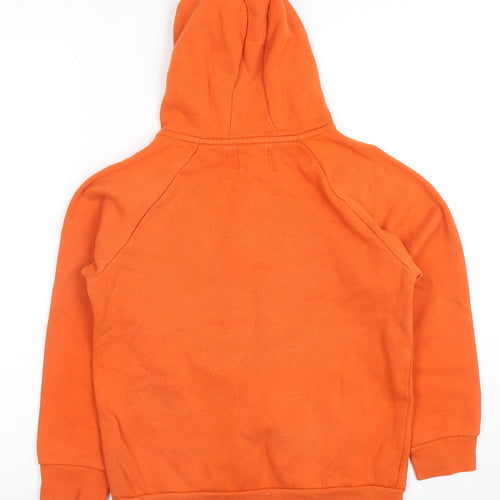 Mountain Warehouse Boys Orange Full Zip Hoodie - 11-12 Years Cotton Blend