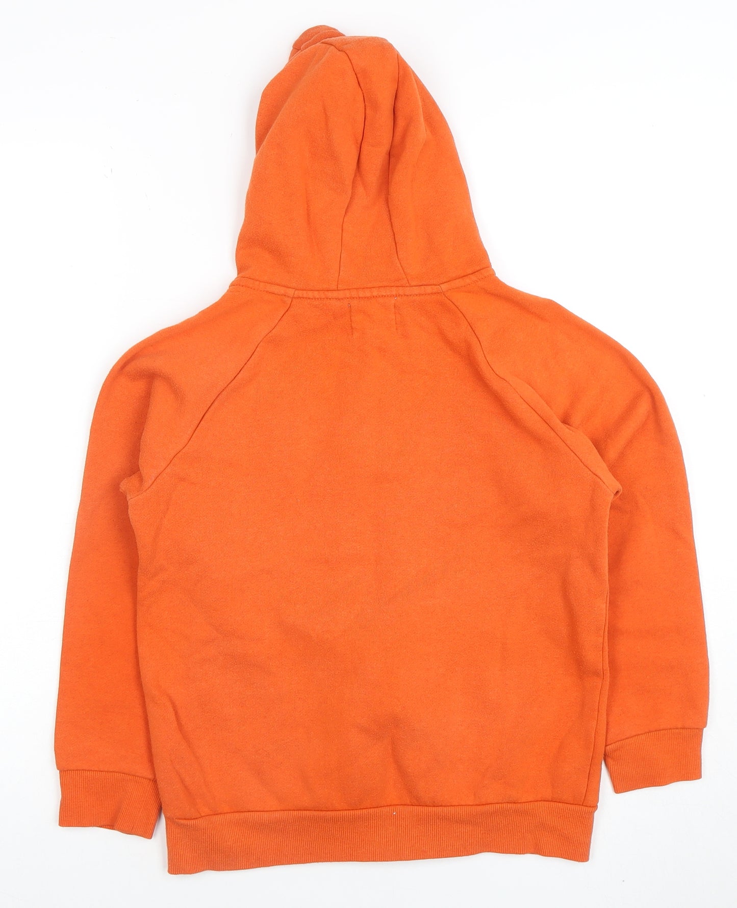 Mountain Warehouse Boys Orange Full Zip Hoodie - 11-12 Years Cotton Blend
