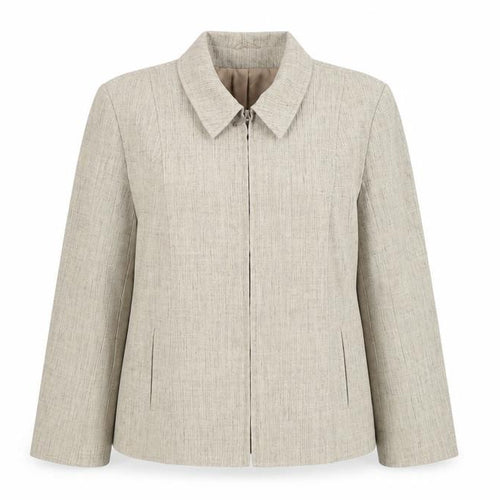 Wallis Womens Beige Linen Blend Tailored Suit Jacket Size 14