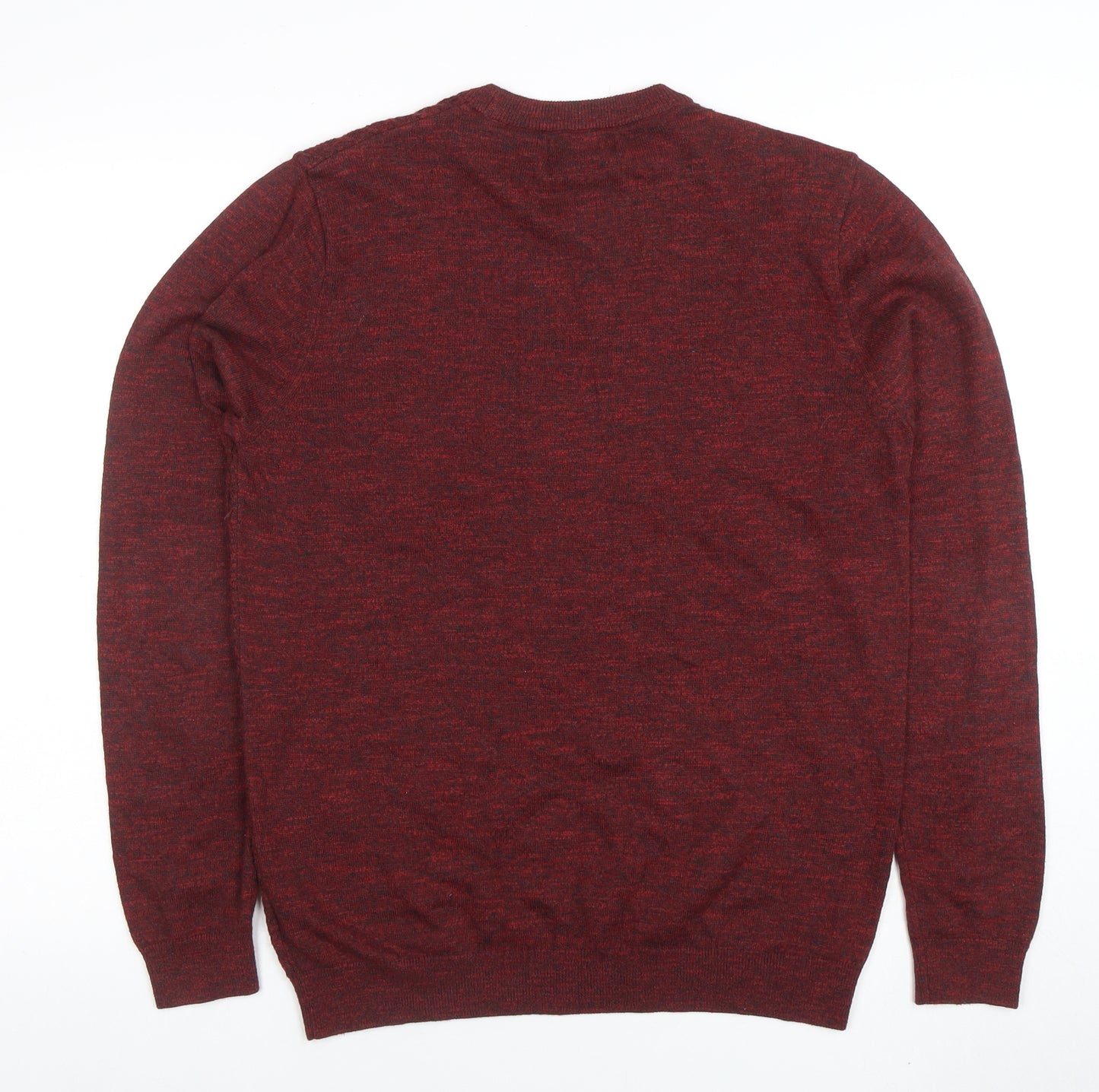 Next Men's Red Crew Neck Cotton Knit Jumper Size M