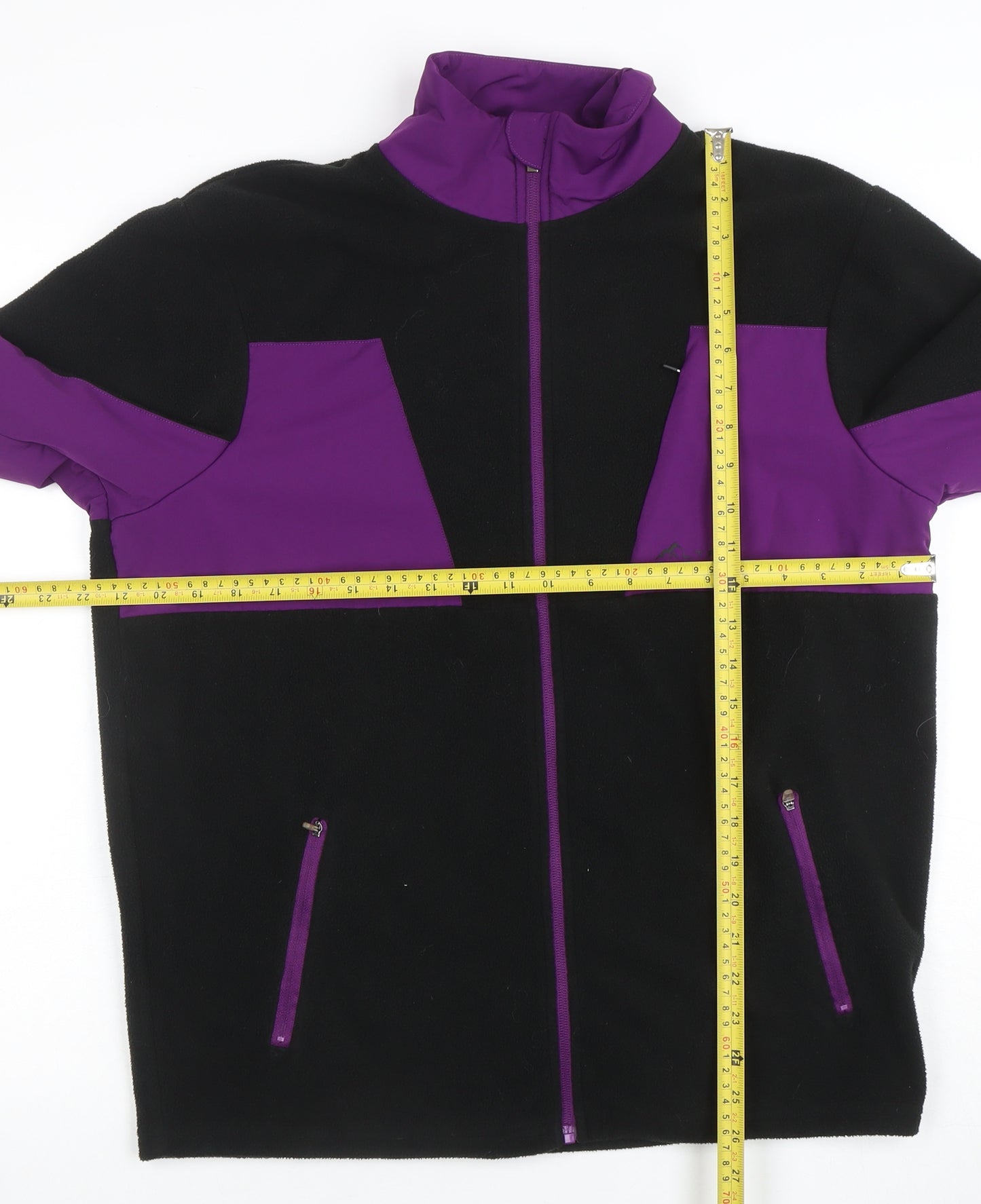 Arc'teryx Men's Black Purple Soft Shell Fleece Jacket Size M