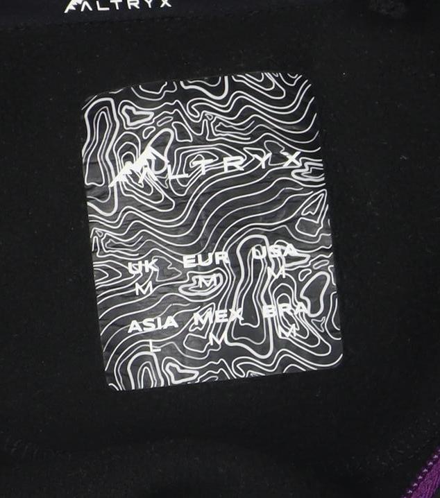 Arc'teryx Men's Black Purple Soft Shell Fleece Jacket Size M