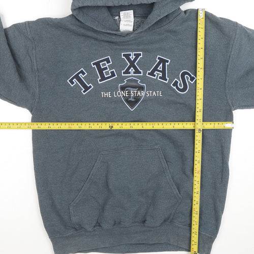 Gildan Men's Blue Texas Pullover Hoodie Size S Heavy Blend Fleece