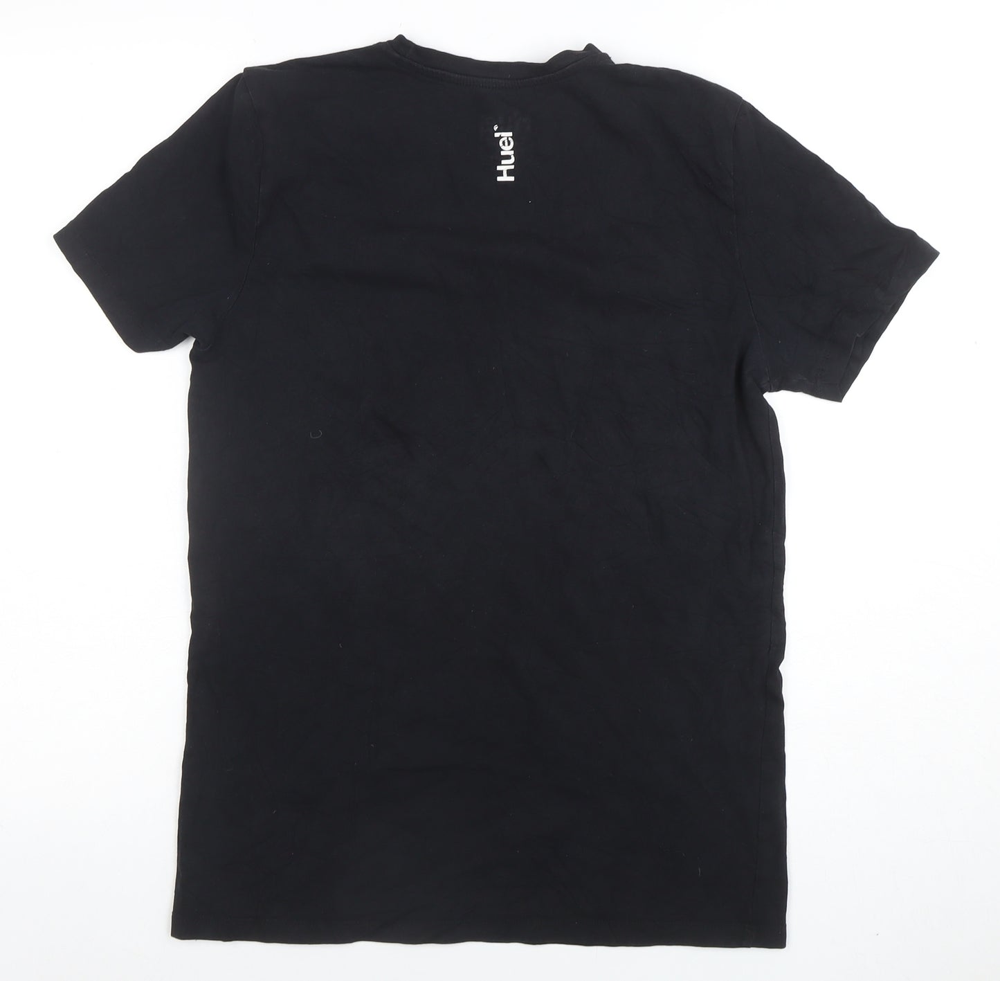 Huel Men's Black Small Crew Neck Short Sleeve Cotton T-Shirt
